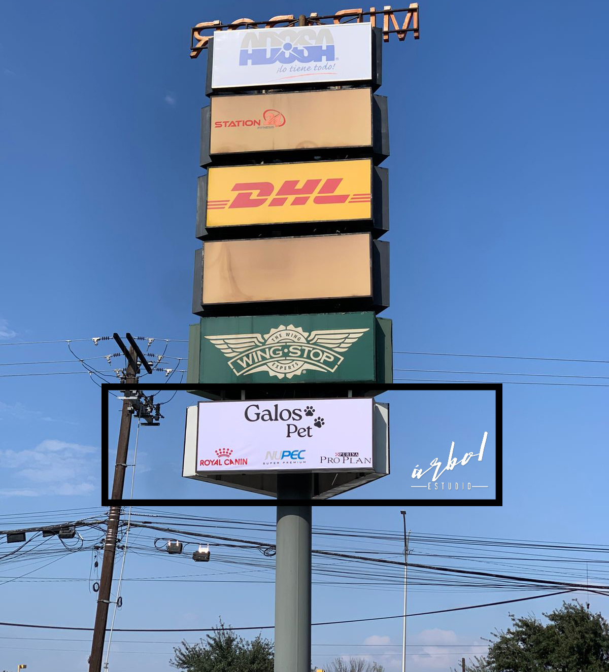 Publicidad exterior - Árbol Estudio 34